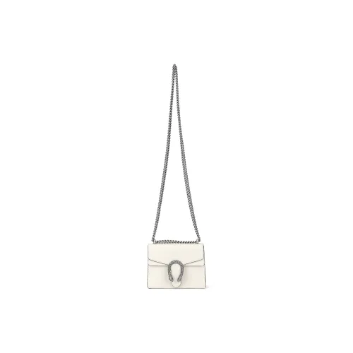 GUCCI Dionysus Кожа Сумка с клапаном Сумка через плечо Женская Белая