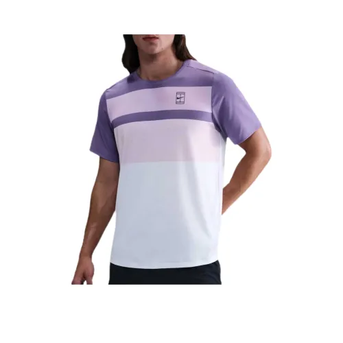 nike Court AdvantageTennis T Рубашка Мужская Белый Фиолетовый
