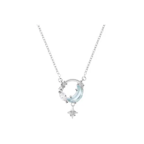 OQD S999 Fine Серебряный Ключица Цепь Женская