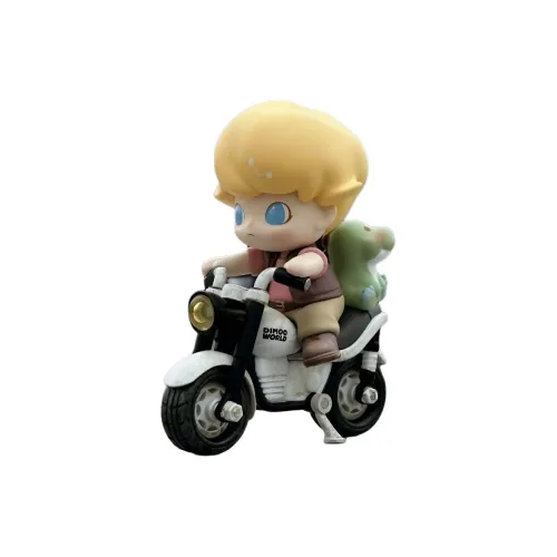 POP MART Коллаборация Edition Dimoo Jurassic Collection RUN Fast! Прозрачный Слепой Бокс на Карточке 100%