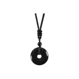 Ожерелье "Fortune Peaceful" с застежкой [Черный]