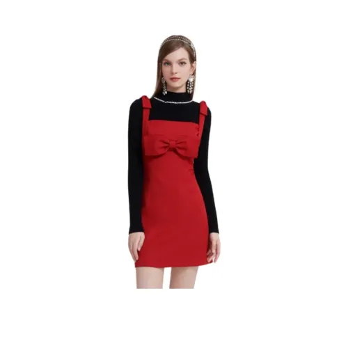 AIVEI Красный Женские Комплекты с юбкой