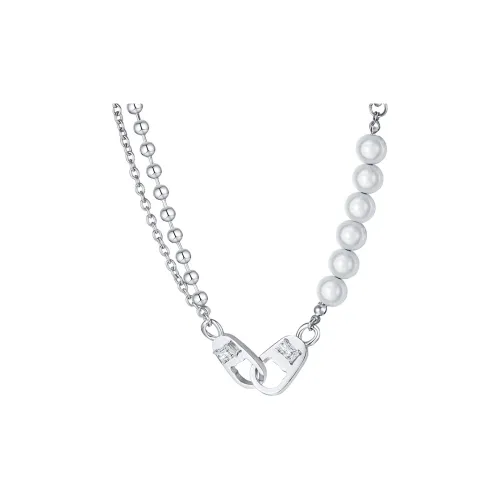 PEACE CAT Титановые стальные ожерелья унисекс