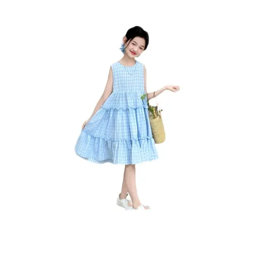 Wooden Rabbit Синий с В одном стиле Резинка для волос Kids Платья