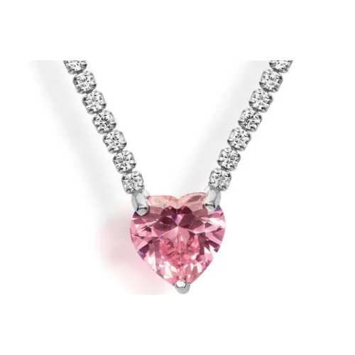 KING OF BLING Цирконовое ожерелье из сплава женское серебряное