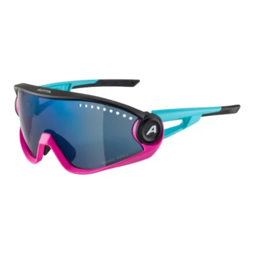 Alpina Нерегулярная форма Солнцезащитные очки Унисекс Фиолетово-розовый