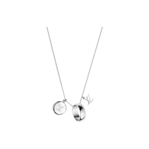 LOUIS VUITTON CHARMS Ожерелья Унисекс Серебряный