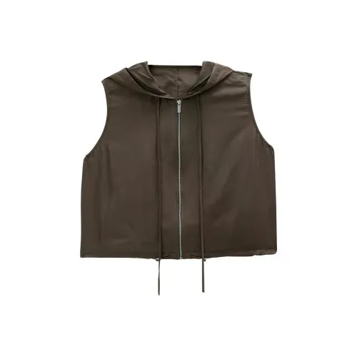 THE SEA LIFE Каштановые Женские Жилеты