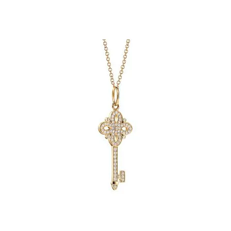 TIFFANY & CO. Keys Collection Ожерелье Желтое Женское
