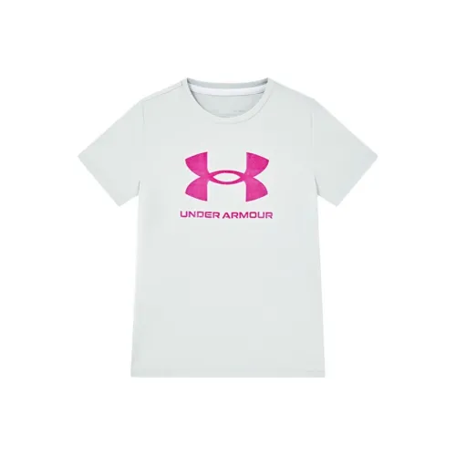Under Armour Светло-серый Школьный возраст Футболка