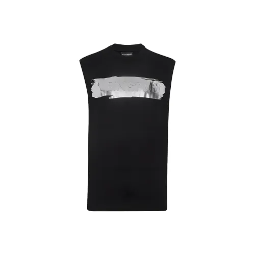 PLEIN SPORT SS24 Майка Мужская Черная