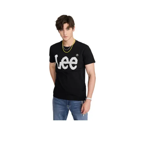 Мужская черная футболка Lee co-branded model
