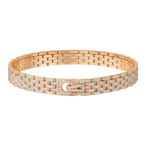 Cartier Колье Agrafe Розовое Золото, Бриллианты