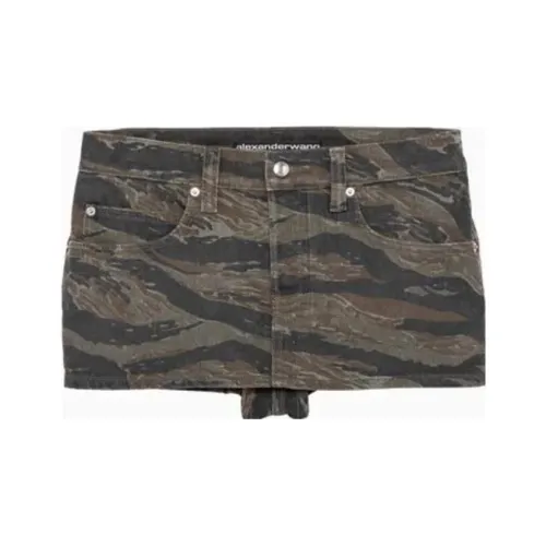 alexander wang Многоцветные Женские Повседневные Короткие Юбки