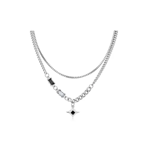 FAIRWHALE Титановые стальные ожерелья унисекс