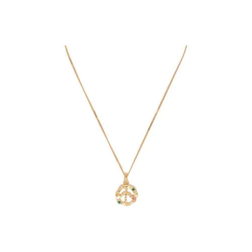 PALM ANGELS Латунь Стекло Ожерелья Женские Золото