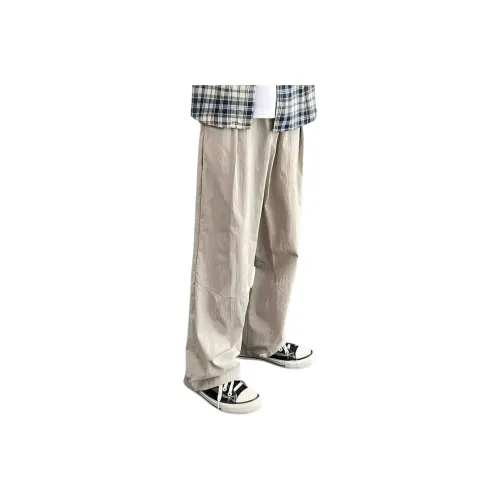 YOUSEKOO Хаки Мужские Повседневные Штаны