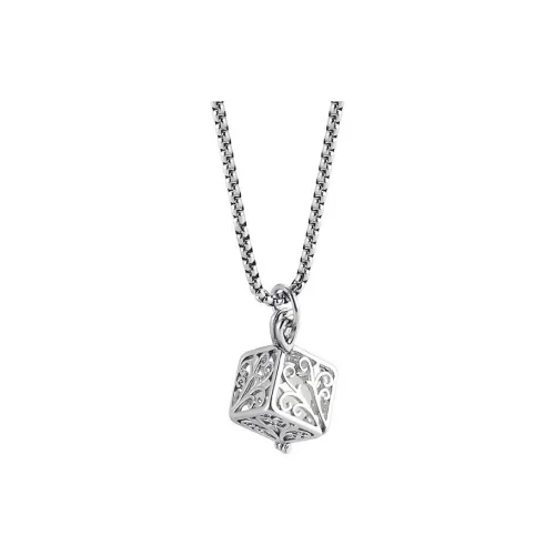 ATPLAY Титановая сталь Луна Бусина Ожерелье Унисекс