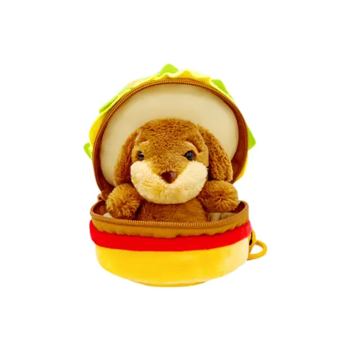 CHUNTUSHU Милый Такса Гамбургер Брелок Кукла Плюшевая Подвеска 9 см Рекомендуемая Высота