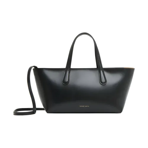 MANSUR GAVRIEL Телячья кожа Сумка-тоут Сумка для покупок Сумка через плечо Сумка мини Женская Черная