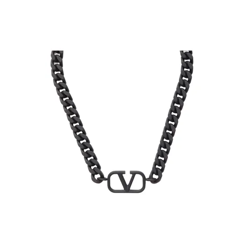 Valentino Металлические ожерелья Мужской Черный