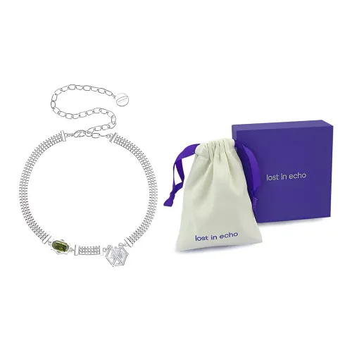 Lost In Echo Белое золото с медным покрытием ожерелья женские