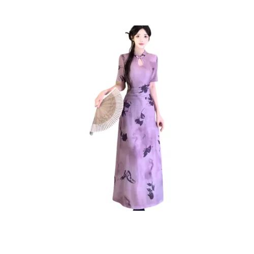 SIXUSICHOU Короткий рукав Платье Женское