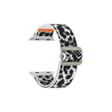 Белый леопард с принтом, механический, рабочая одежда, нейлон, пряжка