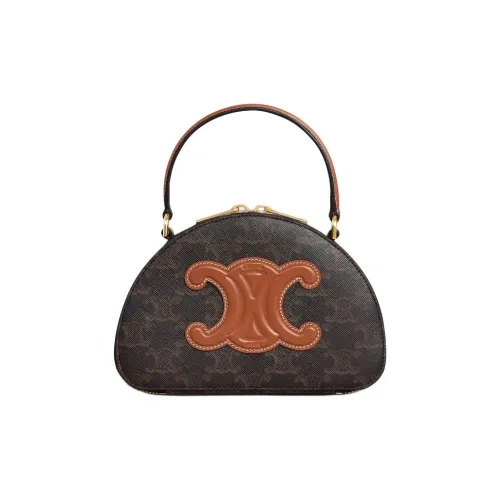 CELINE Triumph Gate Triomphe Коровья кожа Сумка Женская Рыжевато-коричневый