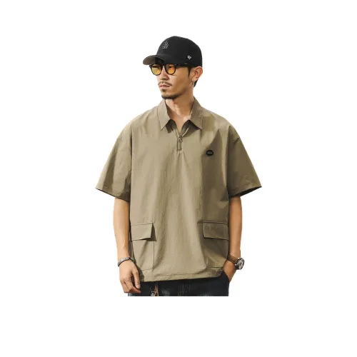 JIELEINUO Мужская рубашка поло