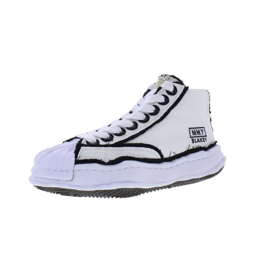 MIHARA YASUHIRO Blakey Устойчивый к истиранию MID Топ Кеды Мужской Белый