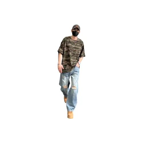 MORii Синие Унисекс Джинсы