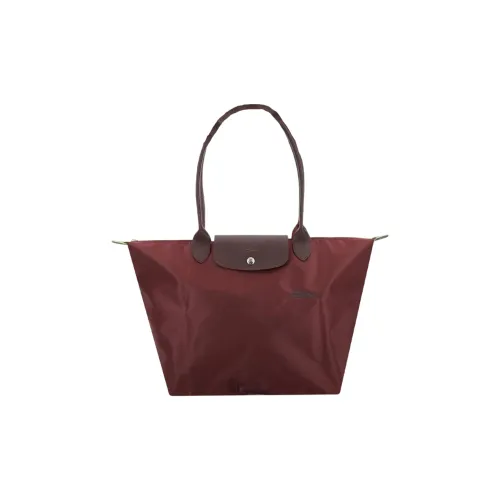 LONGCHAMP Le Pliage Нейлон Тоут Сумка Сумка для покупок Сумка Сумка через плечо Большая Женская Гранатовый