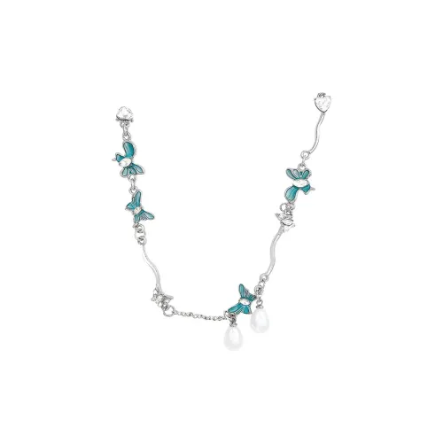 QIANFANGDAHUANGYE Сплавы Резина Зиркон Ожерелья Женские