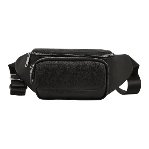 Old Man's Head Лицевая коровья кожа Бананка Стандартный Мужской Черный