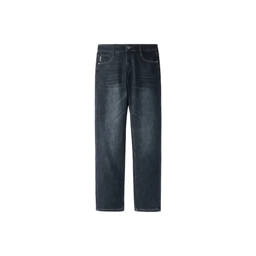 HLA Синий Серый DENIM GRADIENT Темный 76 Мужские Джинсы