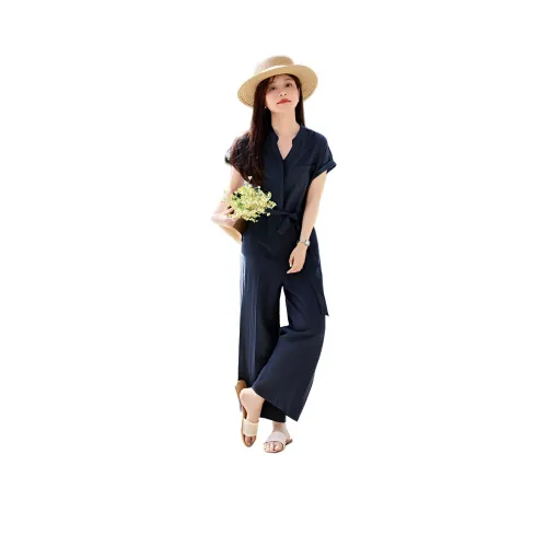 Mo Han Yi Mei Комбинезон Женский Темно-синий