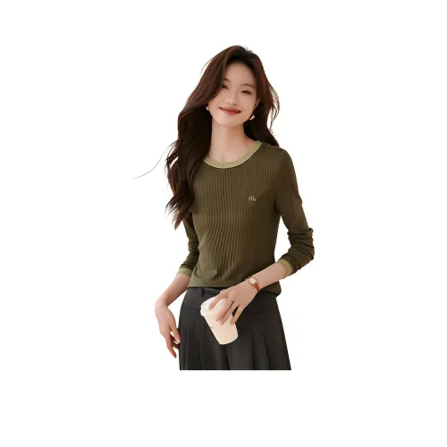 Mo Han Yi Mei T Рубашка Женская Зеленая