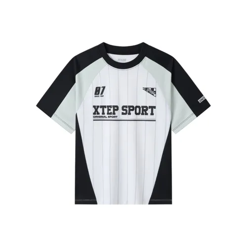 XTEP T-Shirt Pearl White Pure Black