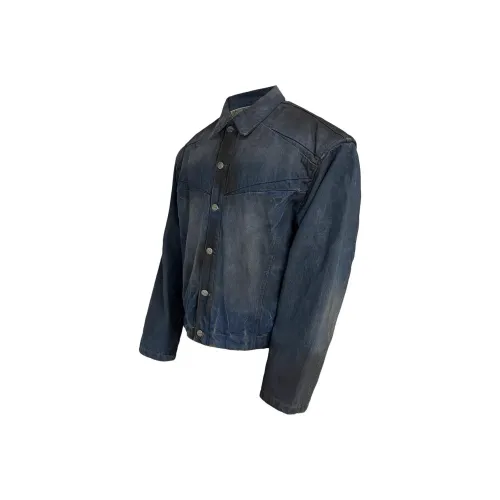 WHELVE Синий Унисекс Джинсовые куртки