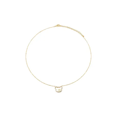 West Island Смешанный материал Ожерелье Золотое Женское