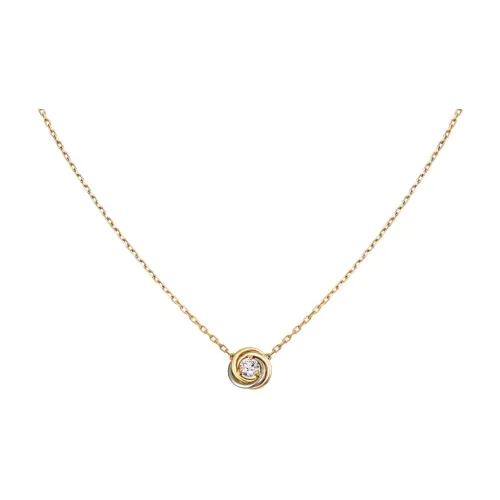 Cartier Колье Trinity Белое Золото, Желтое Золото, Розовое Золото, Бриллиант