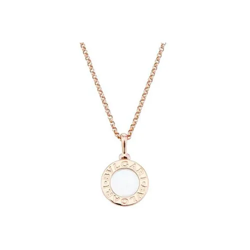 BVLGARI Series 18К Розовое золото Ожерелья Унисекс Розовое золото
