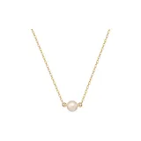 Белое ожерелье с пресноводным жемчугом