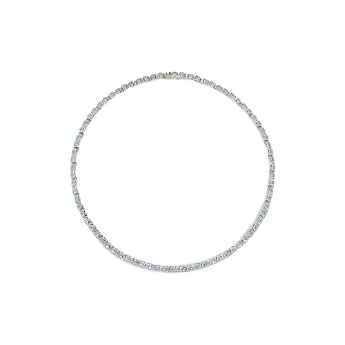 Swarovski Цирконий Ожерелья Женские Синие