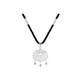 Ожерелье "Peaceful Замковая" - Черный шнур