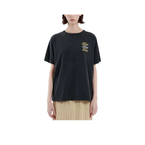 PUBLIC TOKYO Темно-серые Женские Футболки