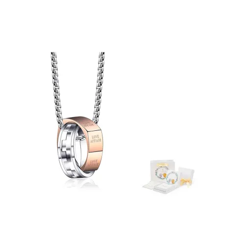 SOFTDORA Ожерелья из титанового стального сплава Унисекс