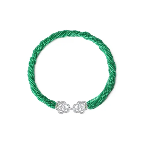 MINTLEAF Стекло Кошачий глаз Ожерелья Женские