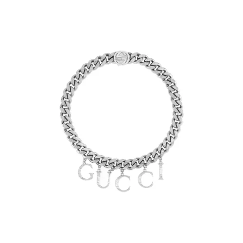 GUCCI Ожерелья Серебряные Унисекс